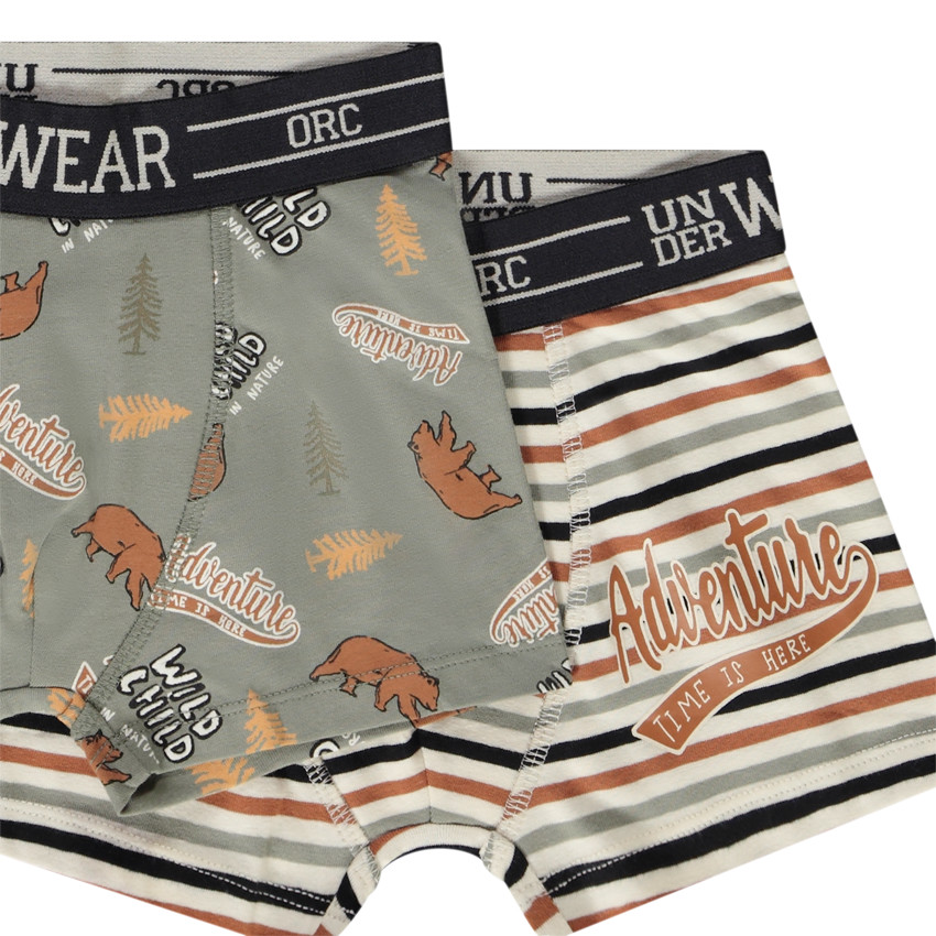 Lot de 5 boxers fantaisie pour garcon Orchestra