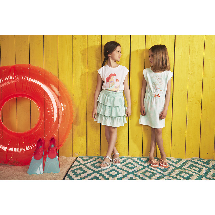 Robe en molleton print Ariel Disney pour fille 