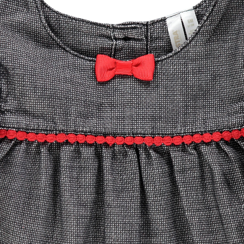 Ensemble robe manches longues volantée et legging rouge  Additional Ensemble robe manches longues volantée et legging rouge