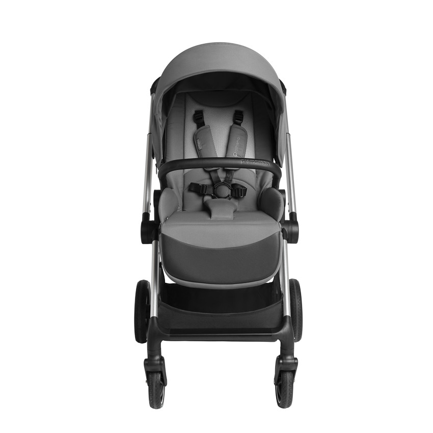Poussette duo Athéna Xelium + siège-auto i-Prim gris/noir 