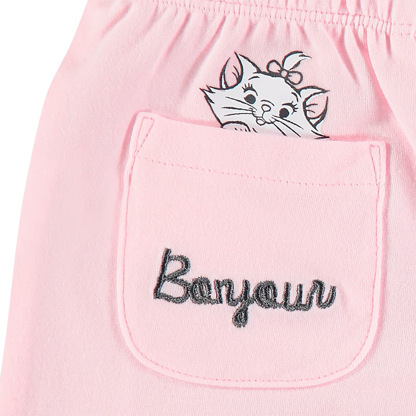 Pijama de punto con parte superior de rayas con estampado de Aristogatos ©Disney   Additional Pijama de punto con parte superior de rayas con estampado de Aristogatos ©Disney