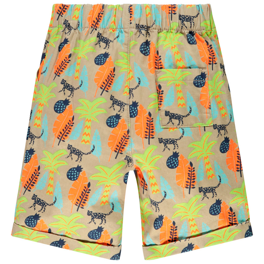 Bermuda imprimé jungle pour bébé garçon 