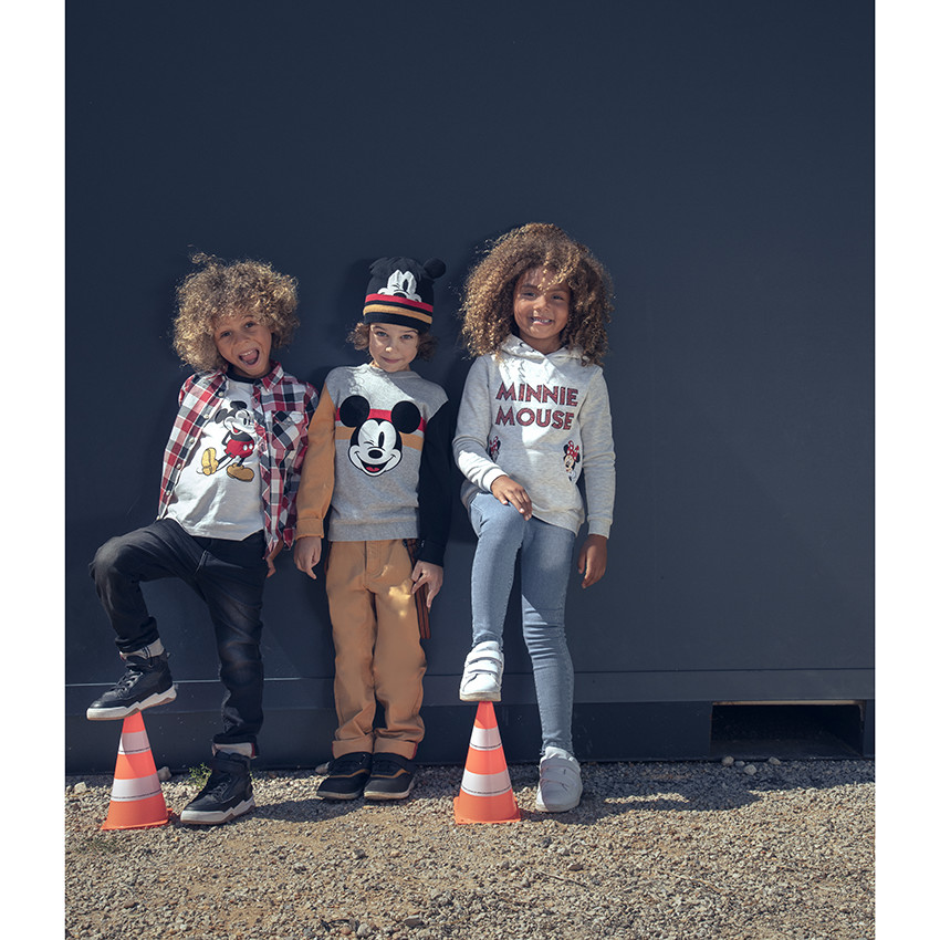 Pantalones vaqueros slim negros efecto lavado para niño 