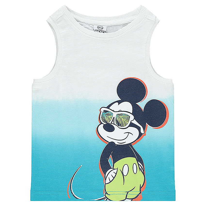 Camiseta de punto con efecto degradado Disney con estampado Mickey 