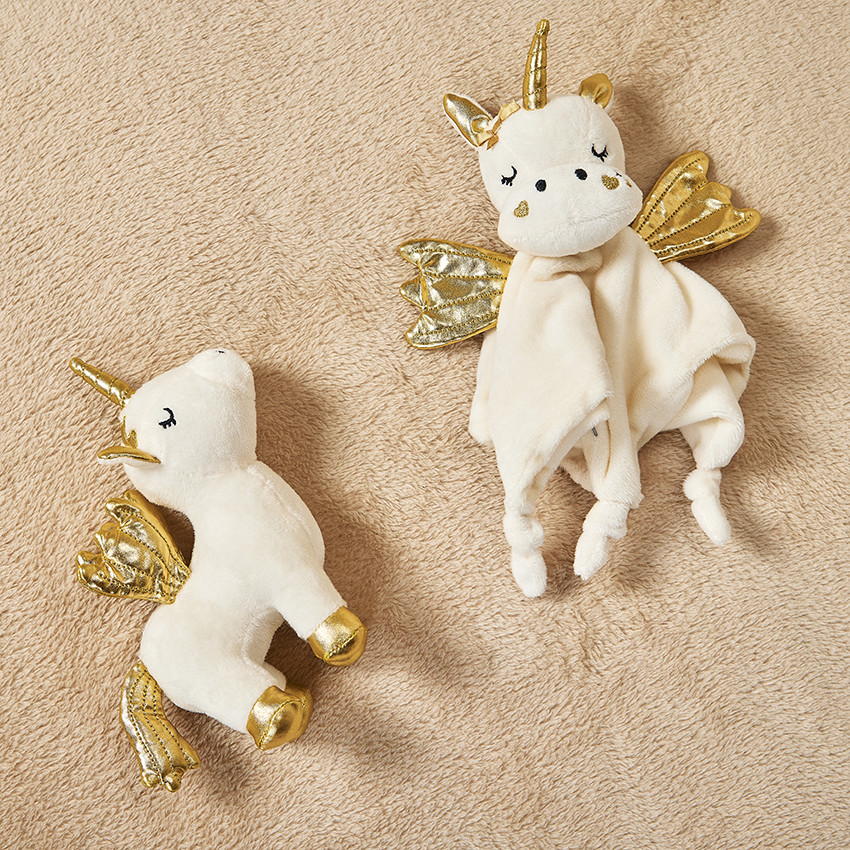Peluche unicornio de terciopelo para bebe nina Orchestra