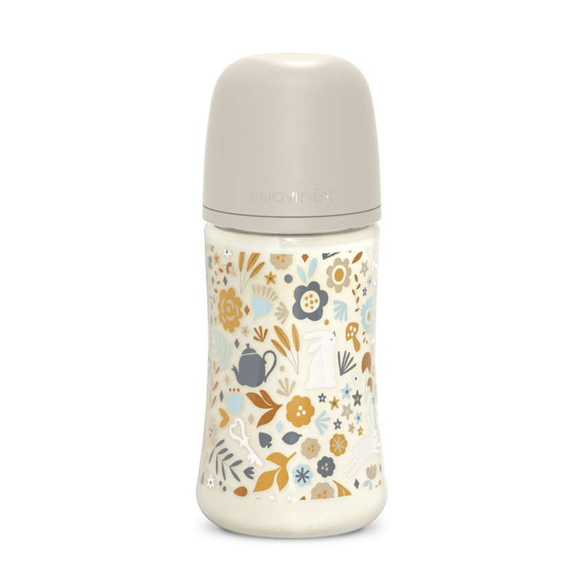 Biberón con tetina simétrica SX Pro M 270ml Wonderland Beige 