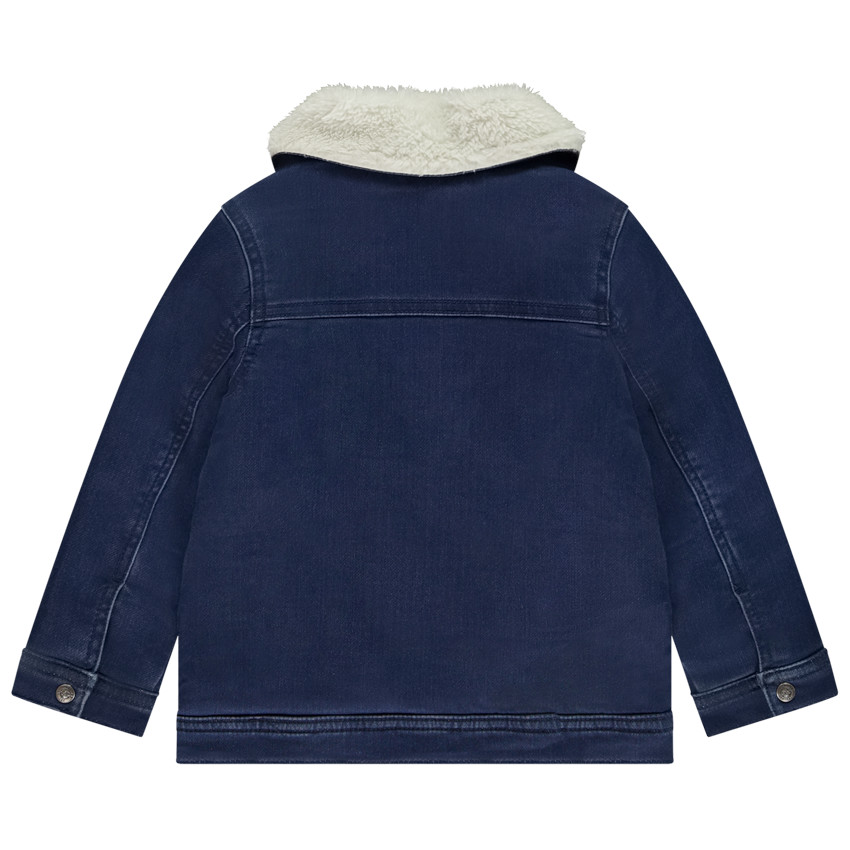 Chaqueta vaquera forrada de sherpa para bebé niño 