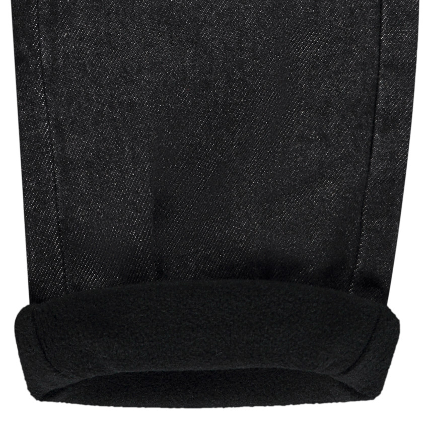 Jean recto forrado de micropolar para niño 