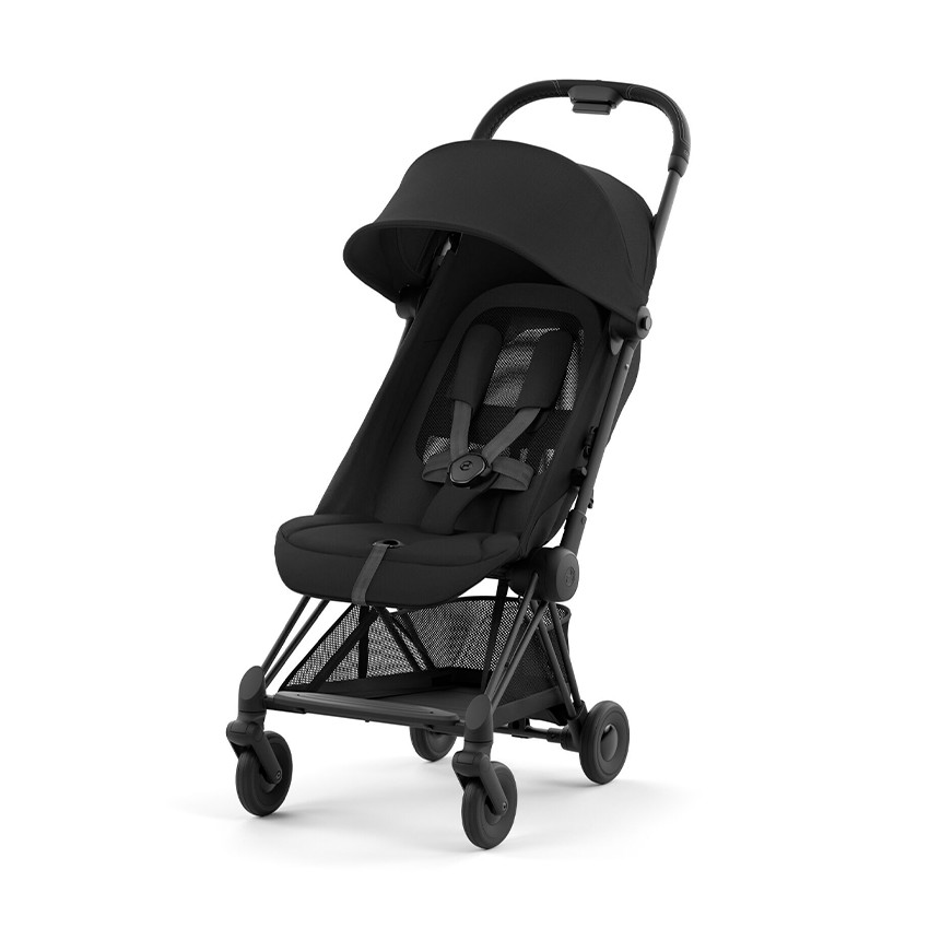 Poussette ultra-compacte Coya matt black/sepia black 