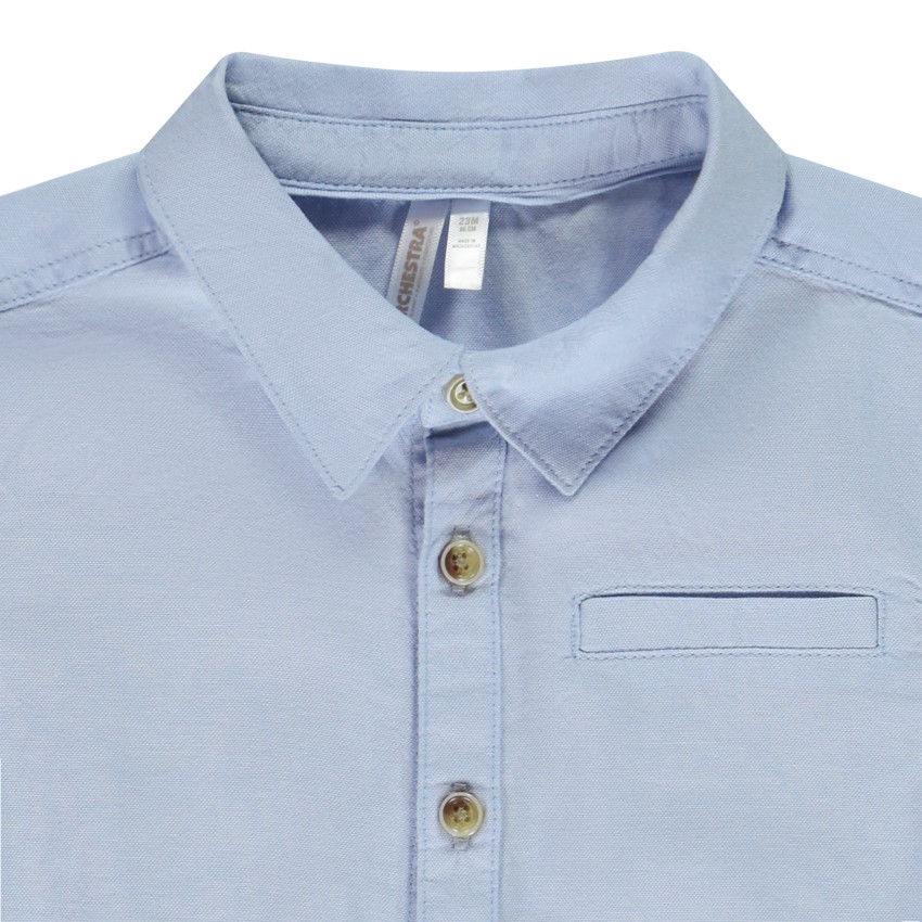 Camisa manga corta lisa para bebé niño  Additional Camisa manga corta lisa para bebé niño