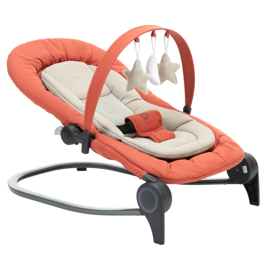 Transat con arco de juegos Sluggy - Terracotta 