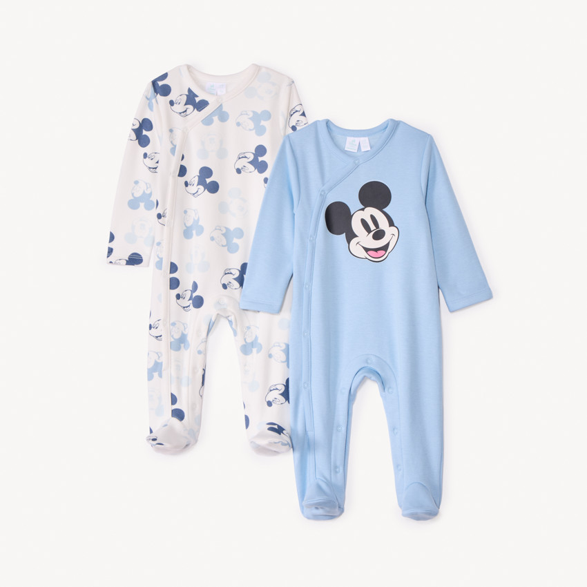 Conjunto de 2 pijamas Mickey Disney para niño con aperturas diferentes según la edad. 