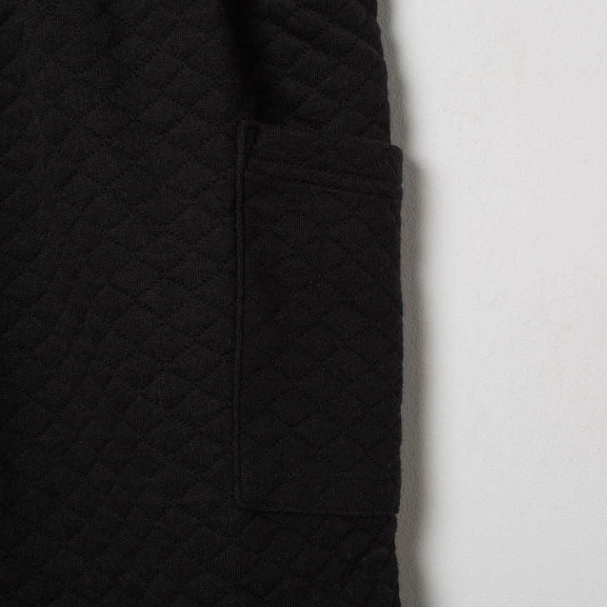 Vestido manga corta de felpa 