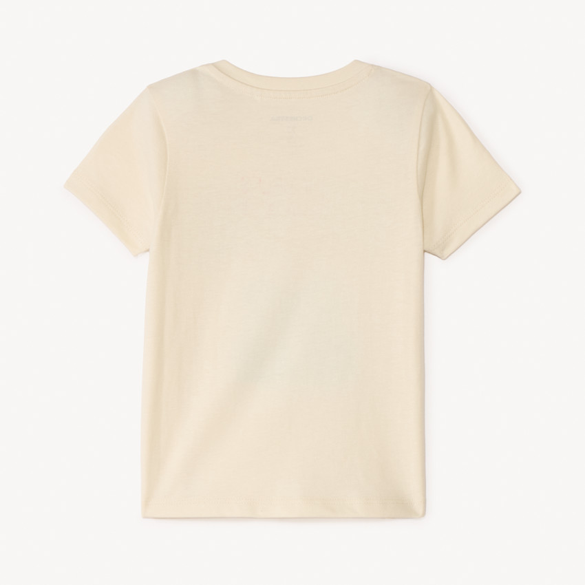 Camiseta de manga corta con estampado de osito para bebé niño 