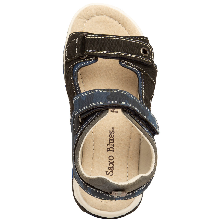 Sandalias de velcro con efecto camuflaje niño 