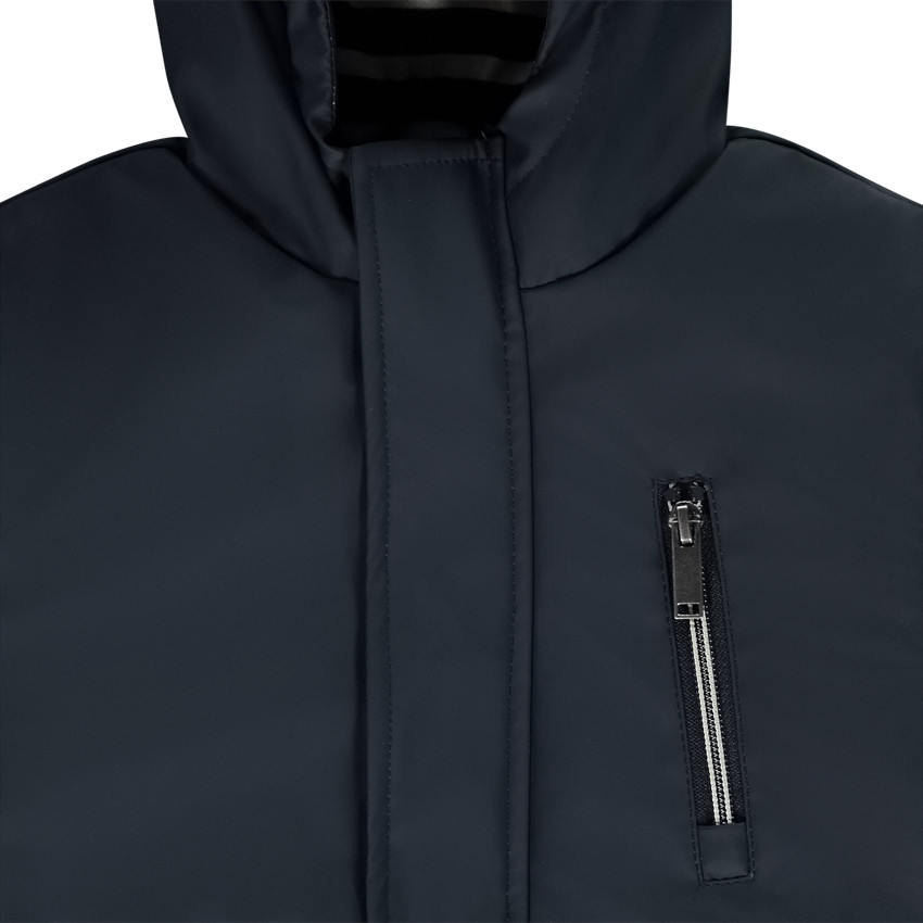 Parka goma acolchada estilo encerado para niño 