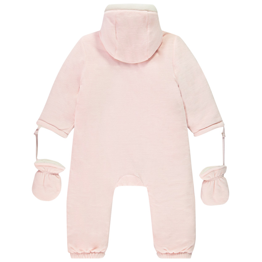 Pelele de terciopelo con diseño de conejo para bebé niña con acabados variados según la edad 