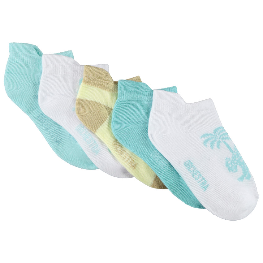 Pack de 5 pares de calcetines cortos fantasía niño 