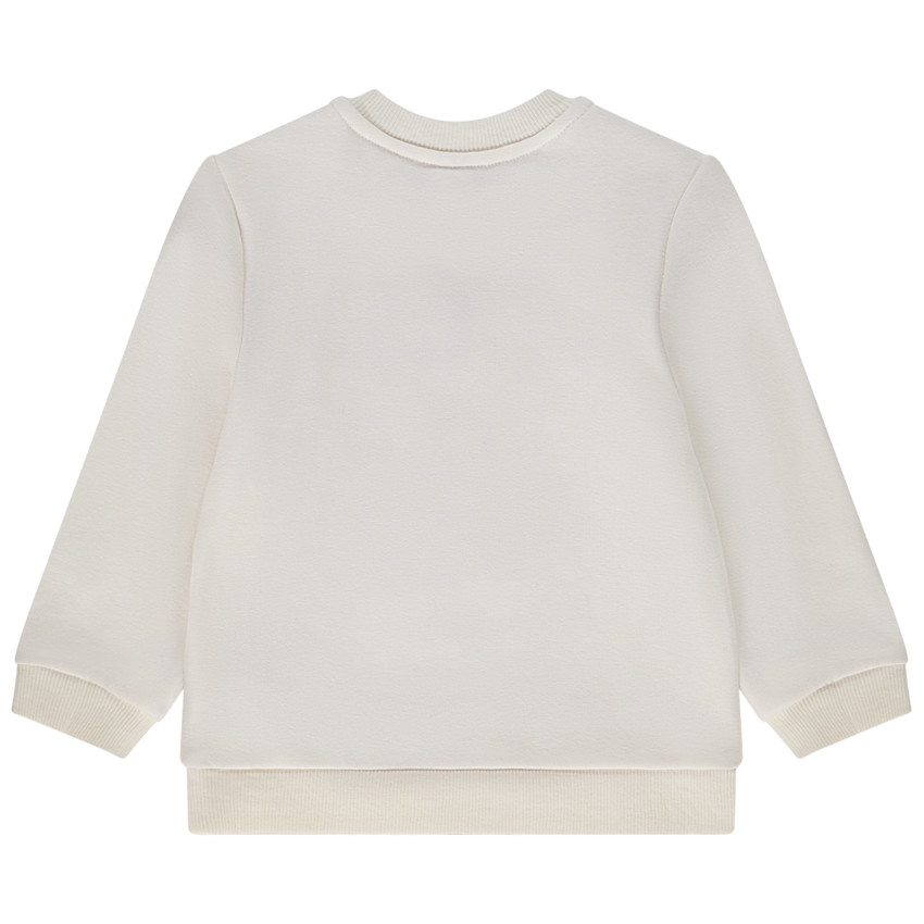 Sudadera de felpa con parches para bebé niña 