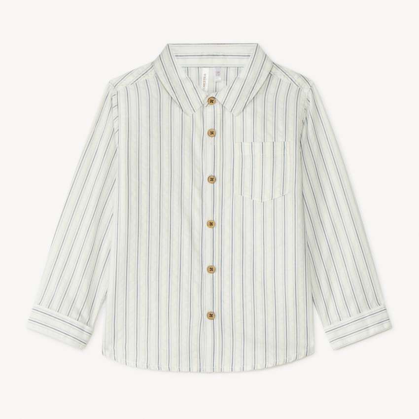 Camisa de manga larga a rayas para bebé niño 