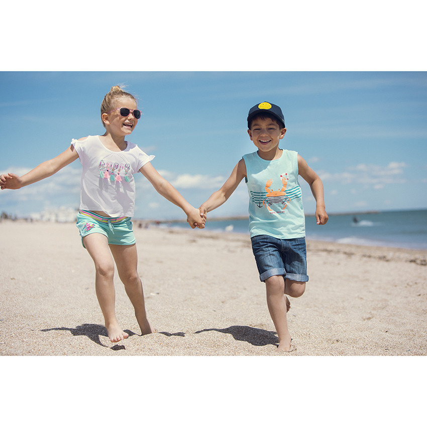 Gorra de sarga con Smiley de rizo 