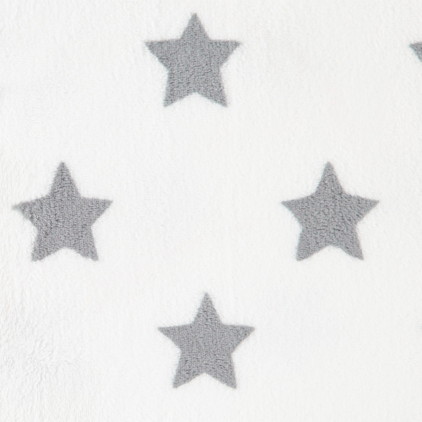 Manta sherpa estampada con estrellas 80 x 115 cm 