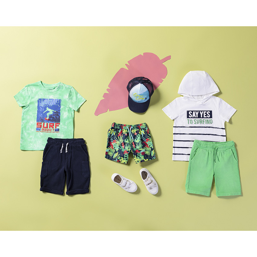 Short de baño estampado tropical  Additional Short de baño estampado tropical