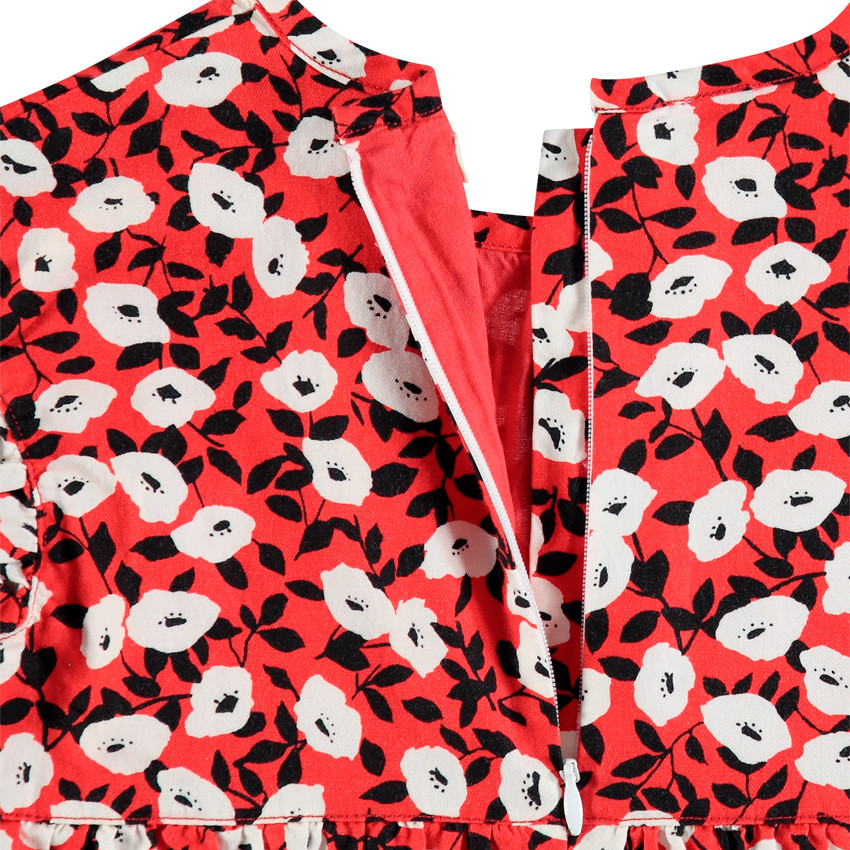 Tunique manches courtes à fleurs all-over   Additional Tunique manches courtes à fleurs all-over