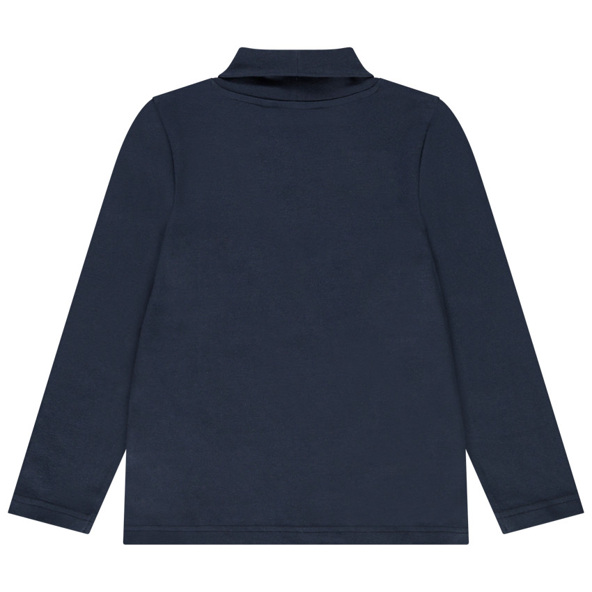 Camiseta interior cuello alto niño 2025