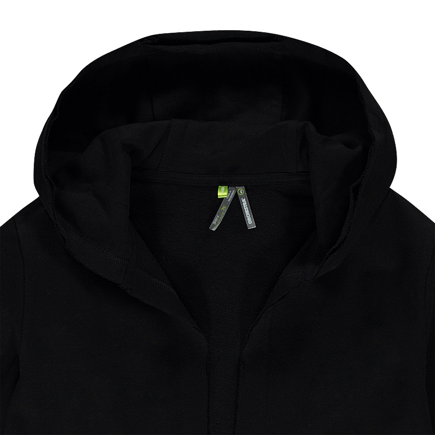 Júnior - Chaqueta larga con capucha de muletón 