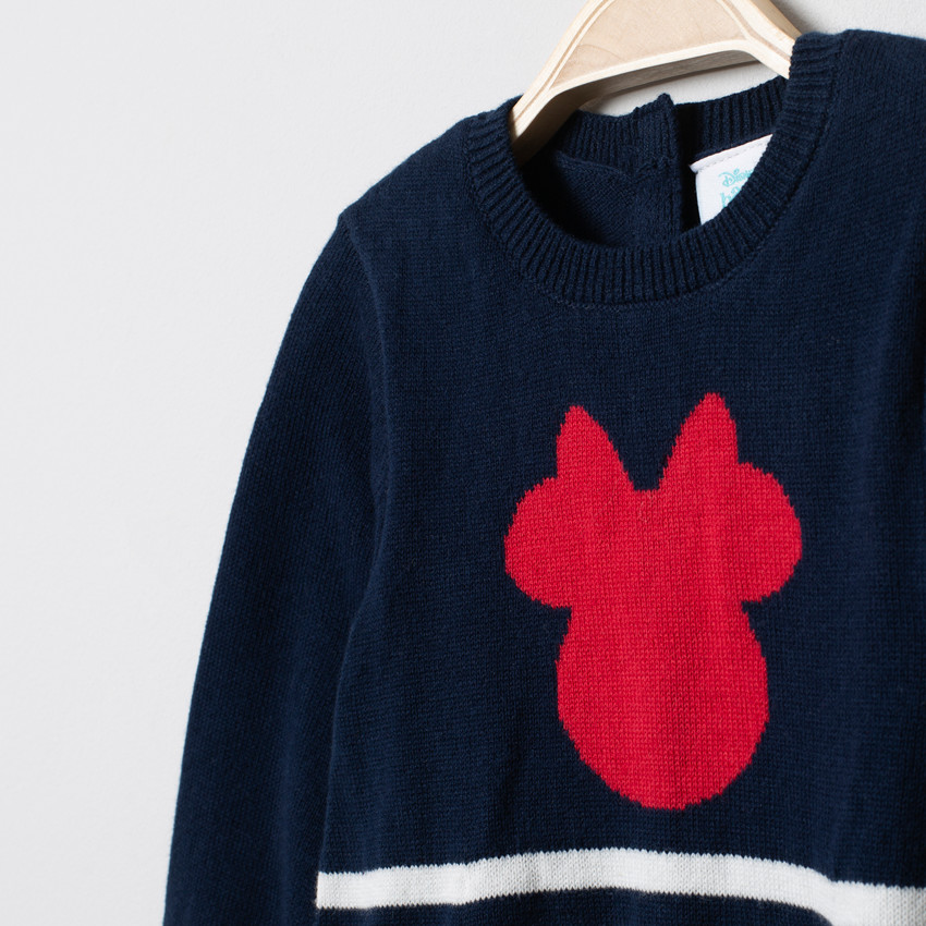 Vestido de manga larga de punto Minnie Disney 