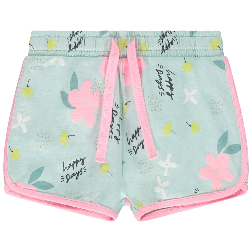 Short de jersey estampado fantasía para bebé niña 