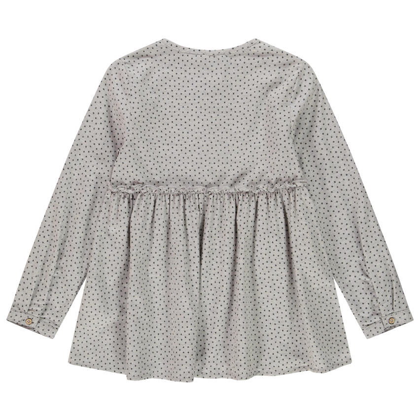 Túnica manga larga estampado estrellas all-over 