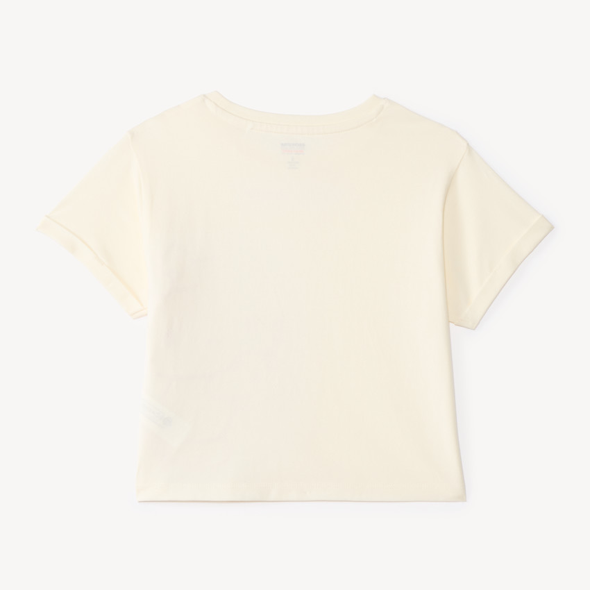 Camiseta de manga corta niña oversize con bordado de Hello Kitty 
