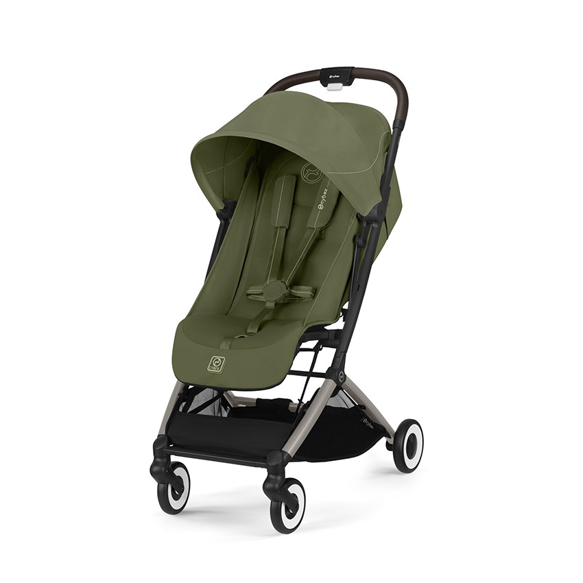 Silla de paseo ultracompacta Orfeo - Taupe/Moss green 