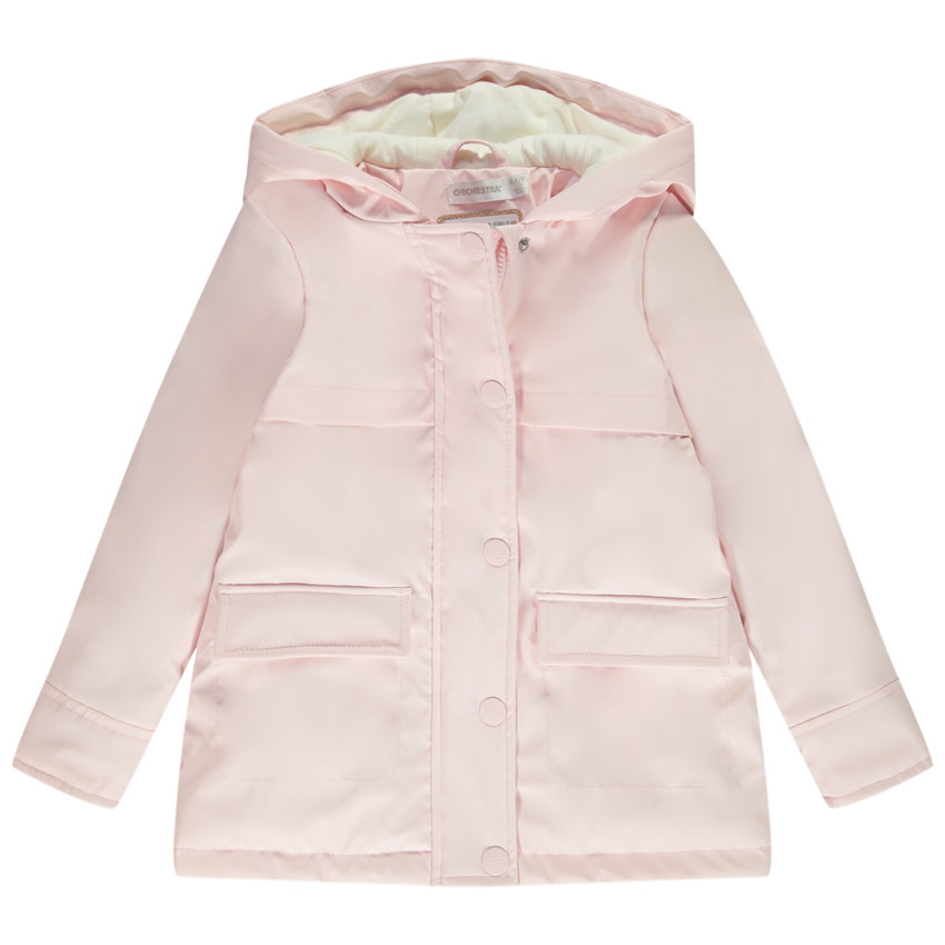 Parka goma lisa acolchada y forrada para nina Orchestra