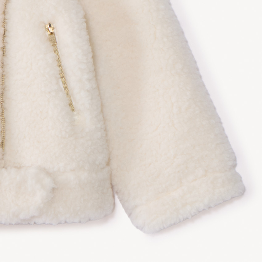 Perfecto en sherpa moutonné pour bébé fille 