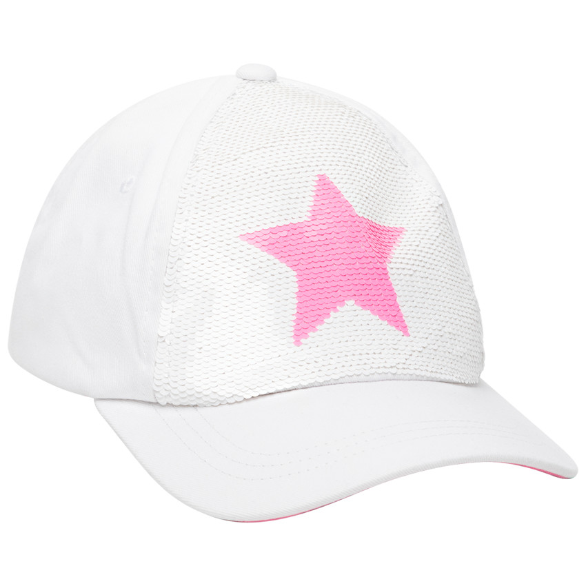 Gorra lentejuelas motivo estrella 