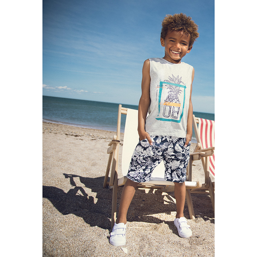 Bermudas estampado vegetal all-over Main Bermudas estampado vegetal all-over