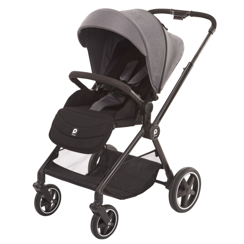 Carrito Trío Athéna con silla de coche i-Prim gris 