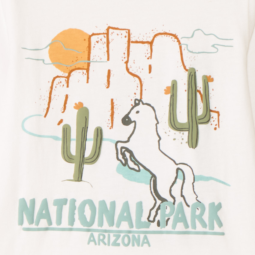 Camiseta de manga larga con estampado Arizona para bebé niño 