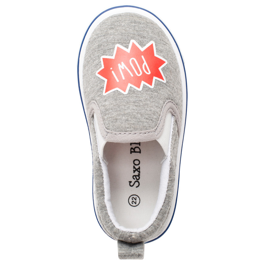 Zapatillas bajas de lona con estampado fantasía 