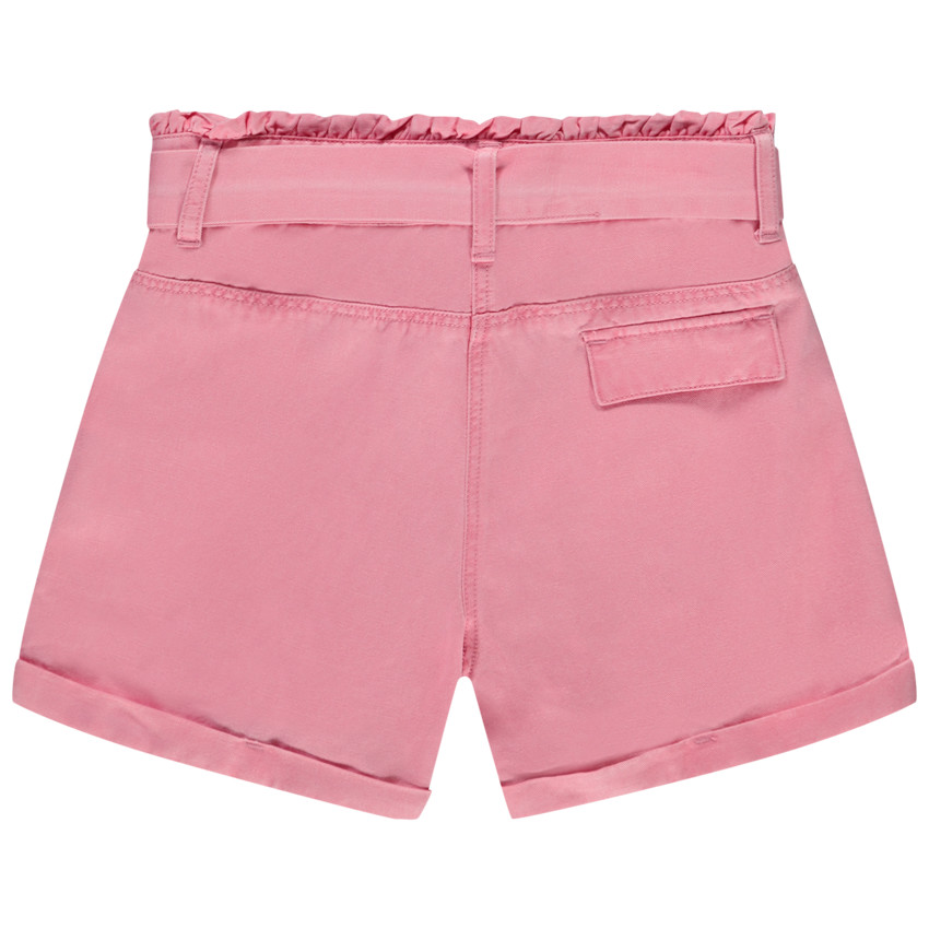 Short paperbag con cinturón para anudar para niña 