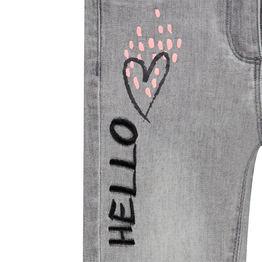 Jeans slim motivos fantasía estampados 