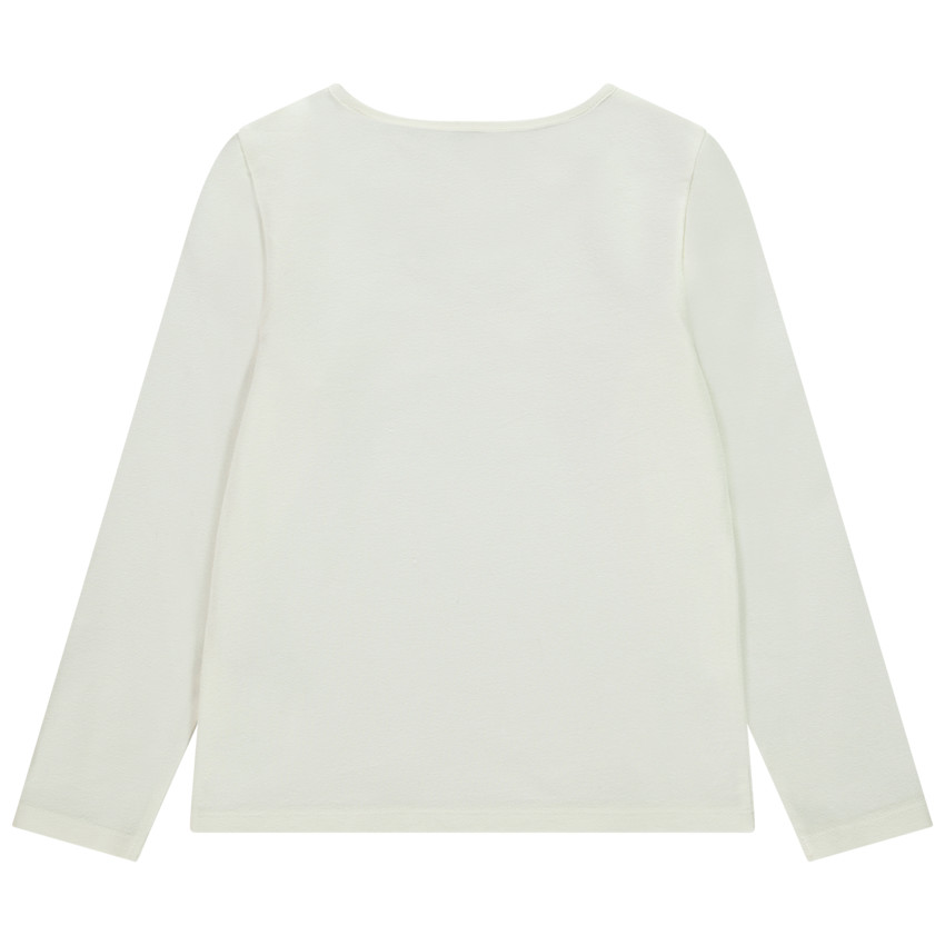 Camiseta de manga larga estampada Stitch & Angel Disney para niña 