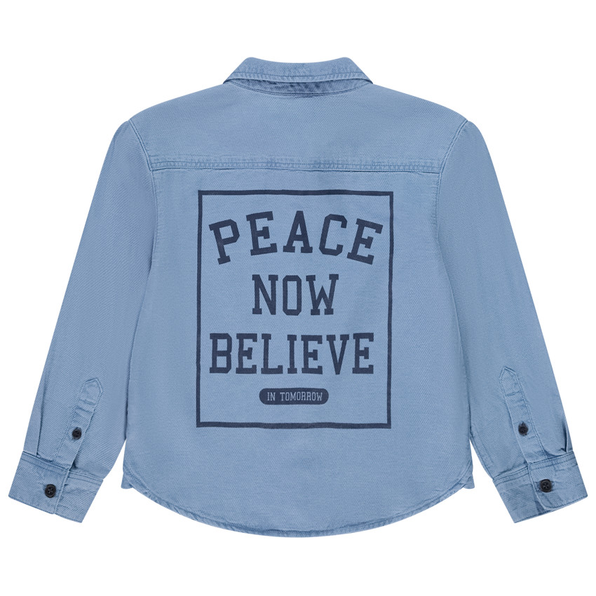 Camisa de manga larga estampada para niño 