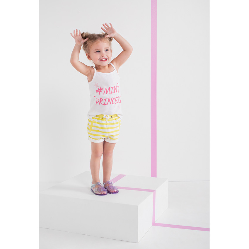 Pantalón corto de toalla con bolsillos 