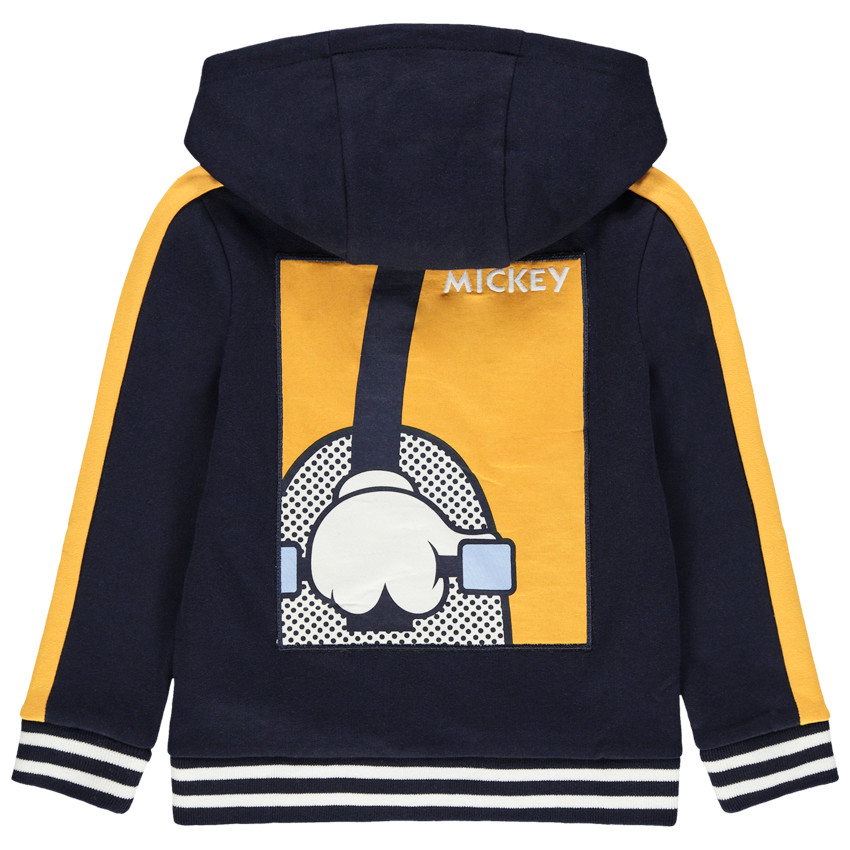 Gilet en molleton à capuche motifs Mickey Disney 