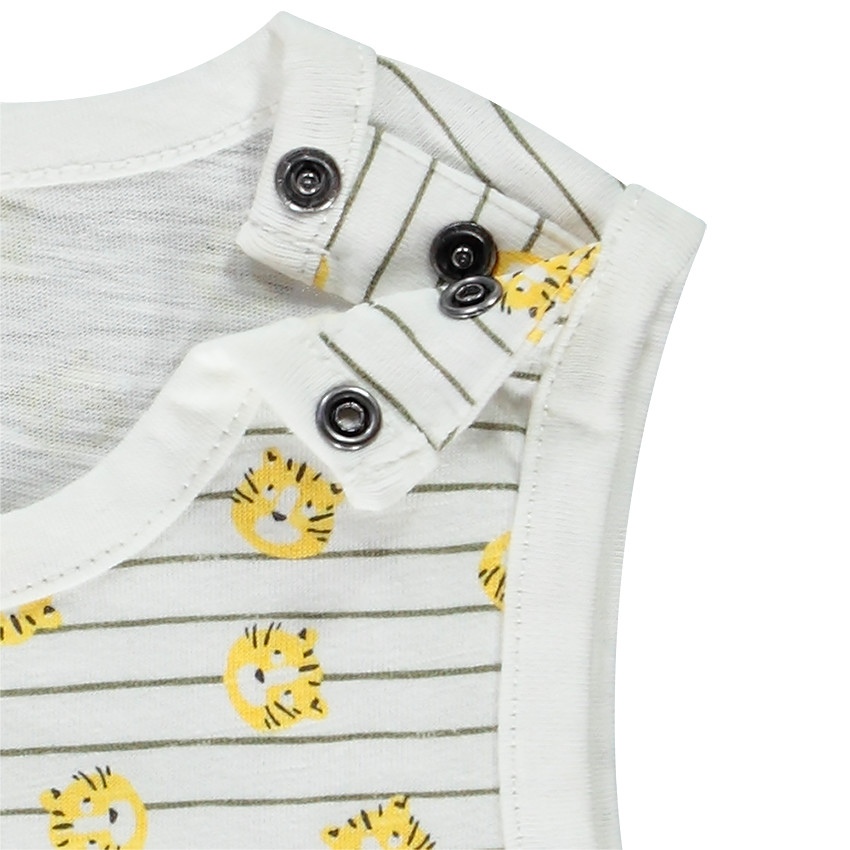 Pack de 2 camisetas sin mangas a juego para bebé niño 