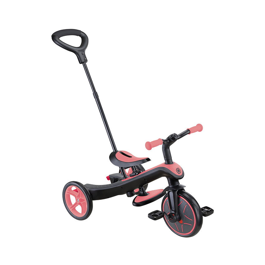 Tricycle évolutif Explorer 4 en 1 rose corail 